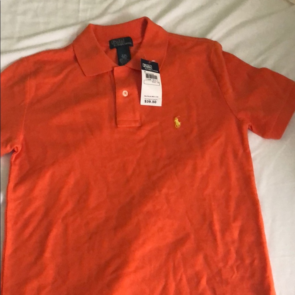 Boys shirt sleeve polo